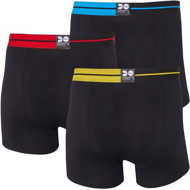 Crosshatch Herre Duron Boxer shorts Sort - Billede 2