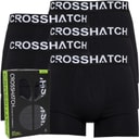 Crosshatch Herre Astral Boxer shorts Sort