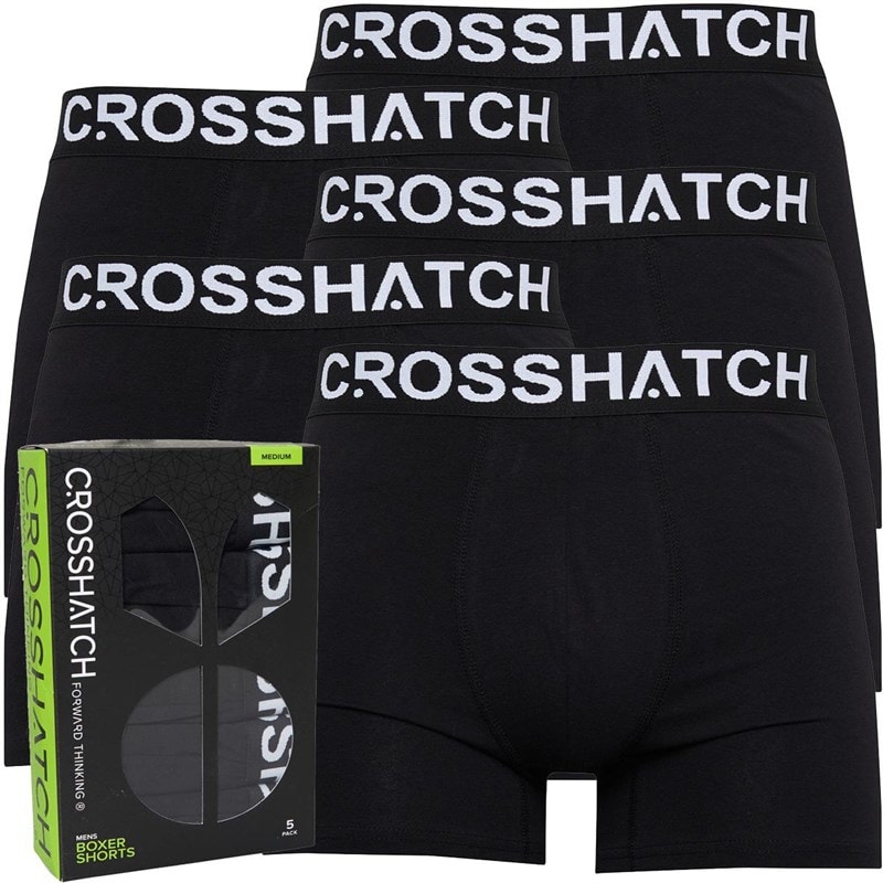 Crosshatch Herre Astral Boxer shorts Sort