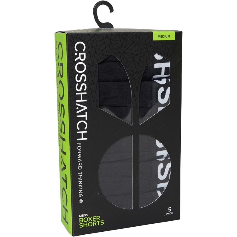 Crosshatch Herre Astral Boxer shorts Sort - Billede 2