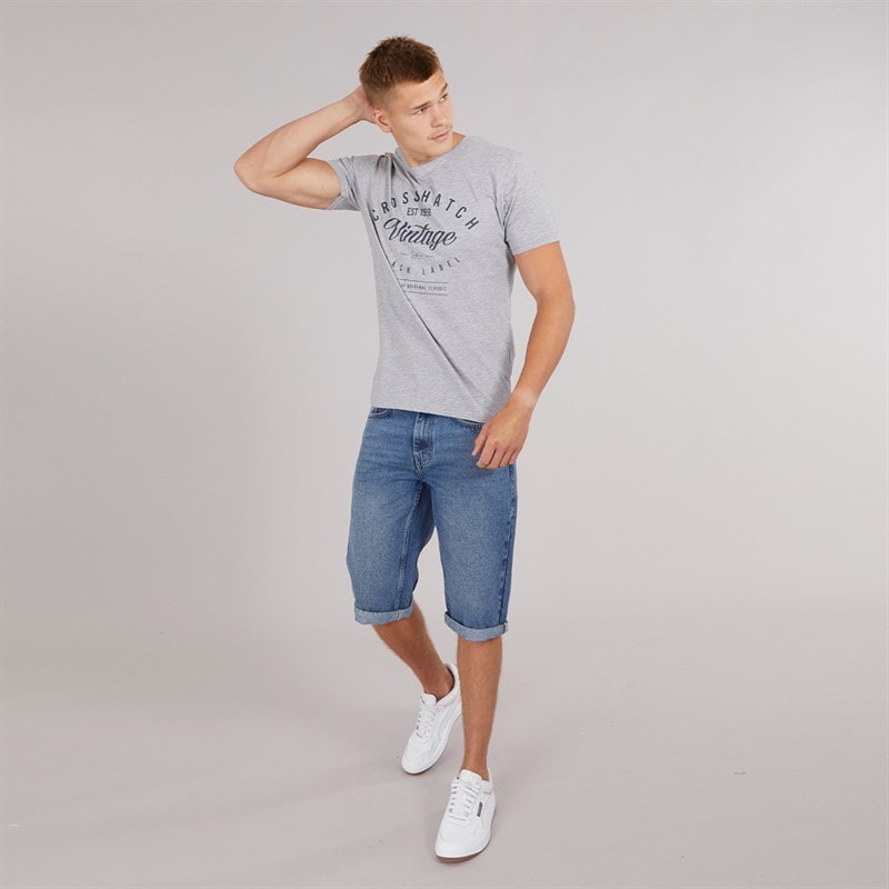 Crosshatch Herre Mantore Fem Pakke Printede T-shirts Assorterede - Billede 2