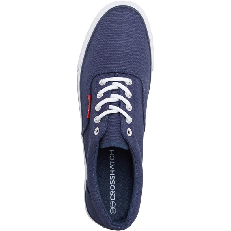 Crosshatch Herre Airwalk Canvas Pumps Blå - Billede 4