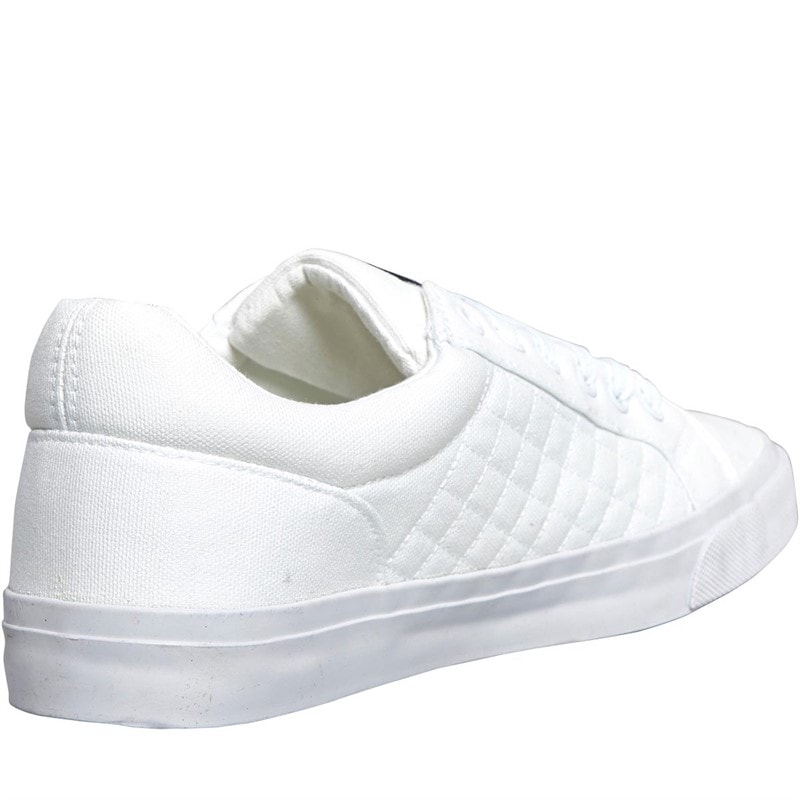 Crosshatch Huseby Canvas Pumps Hvid Mænd - Billede 5