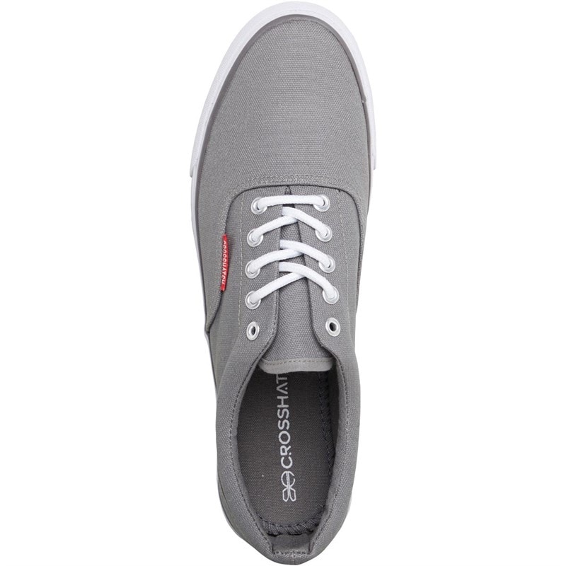 Crosshatch Herre Airwalk Canvas Pumps Grå - Billede 4
