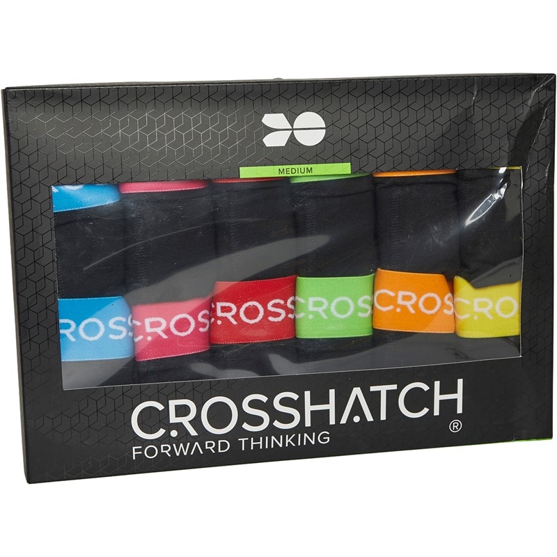 Crosshatch Mænd Astral Tolv Pakke Boxers Sort - Billede 2