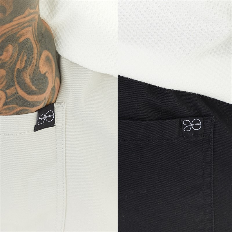 Crosshatch Herre Kathos Cargo Shorts To-pak Grå/Sort - Billede 3