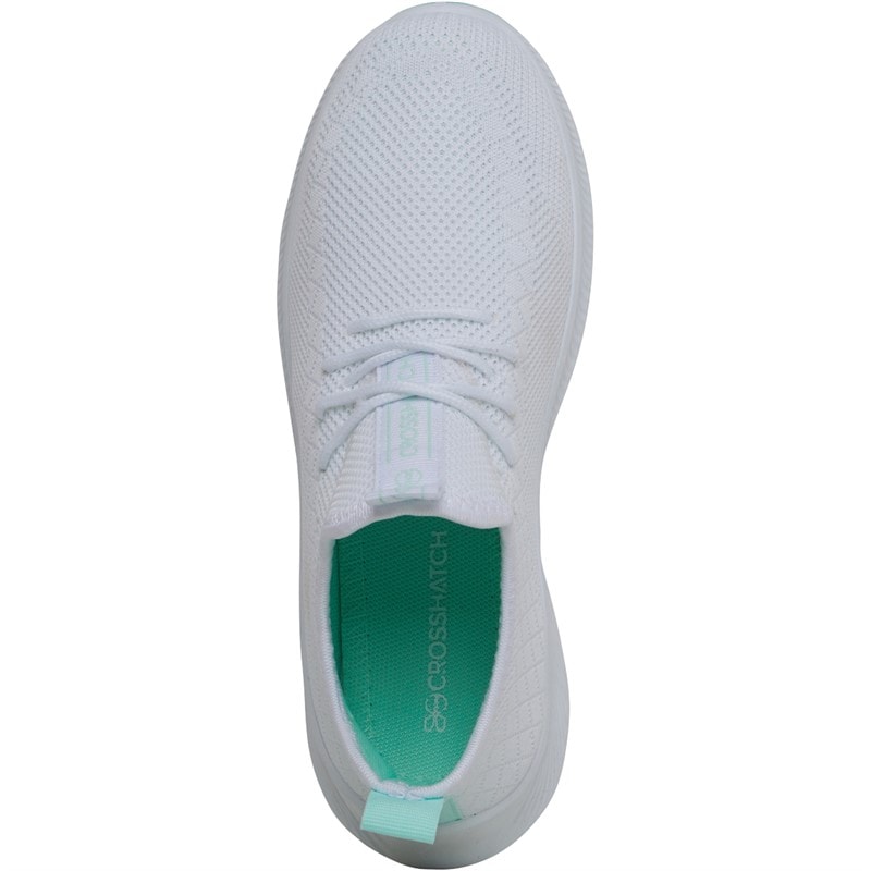 Crosshatch Dame Ridgeway Sneakers Hvid - Billede 4
