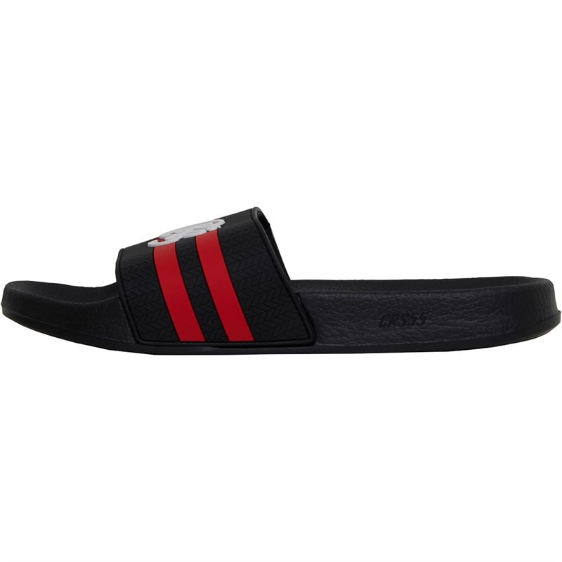 Crosshatch Herre Hamlax Sandaler Sort/Rød - Billede 2