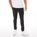 Crosshatch Herre Frenton Cargo Bukser Sort
