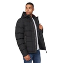 Crosshatch Mænd Kampnew Prægning Placket Jakke Sort