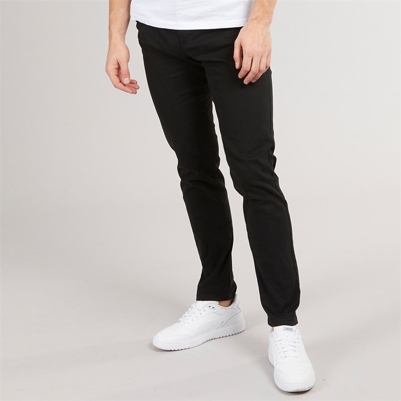 Crosshatch Mænd Roysden Chino Sort - Billede 1
