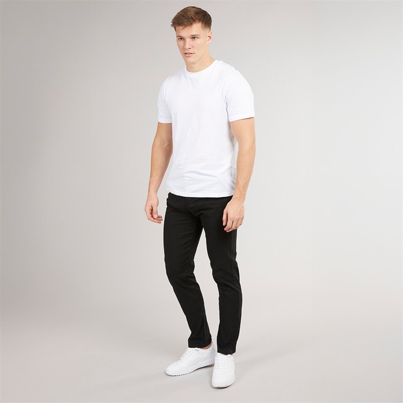 Crosshatch Mænd Roysden Chino Sort - Billede 4