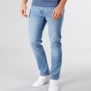 Crosshatch Herre Bandol Jeans med lige pasform Lys vask