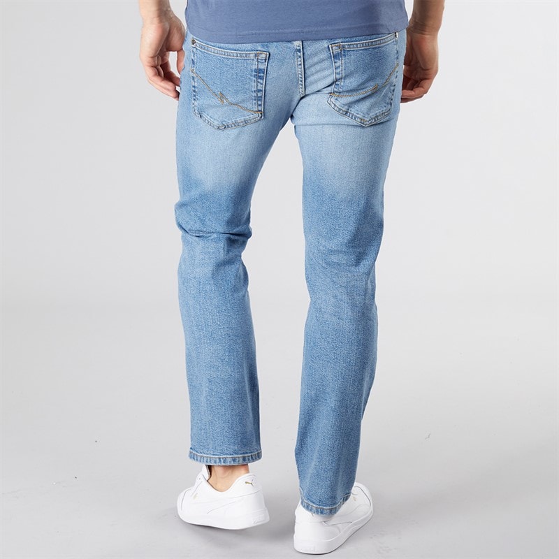 Crosshatch Herre Bandol Jeans med lige pasform Lys vask - Billede 2