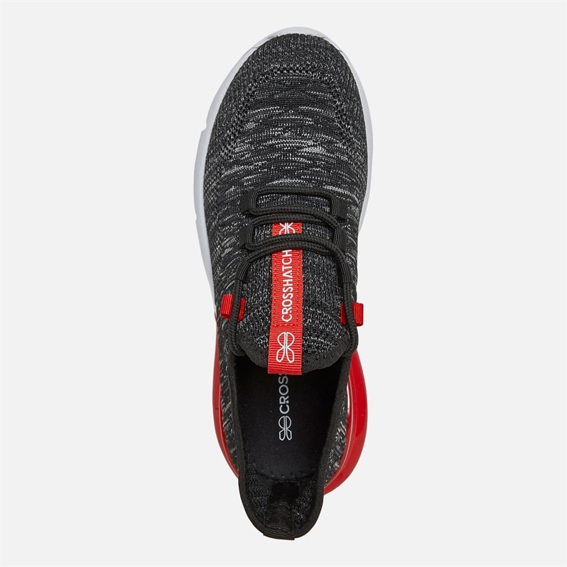 Crosshatch Drenge Smitlay Sneakers Sort - Billede 4