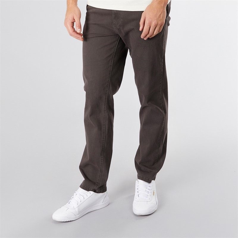 Crosshatch Herre Chalford Baggy Chinos Anthracite - Billede 1