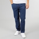 Crosshatch Herre Dalesman Afslappet Pasform Jeans Mørk Vask