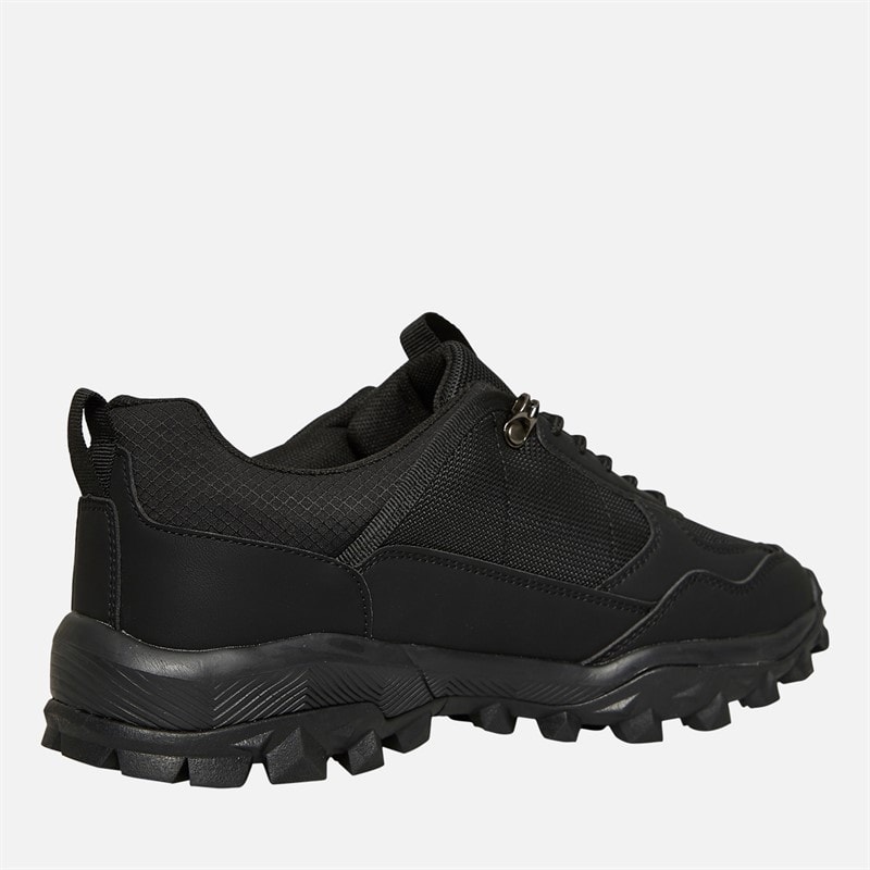 Crosshatch Herre Heymare Sneakers Sort Mono - Billede 5