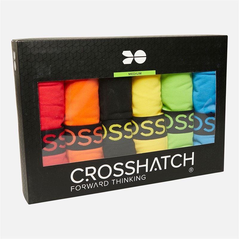Crosshatch Herre Highlighter 12-pak Boksershorts Assorteret - Billede 1