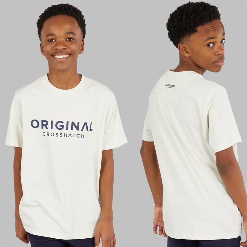 Crosshatch Drenge Fire Dele Hættetrøje Sweatshirt T-shirt Og Joggingbukser Sæt Navy/Off White - Billede 2