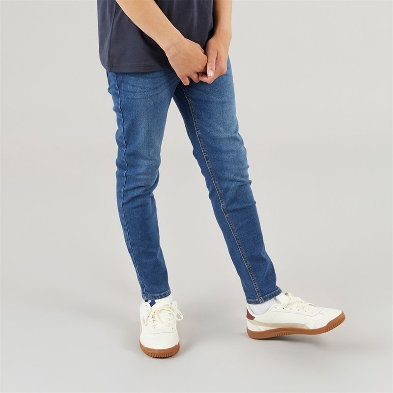 Crosshatch Drenge lige jeans mellem vask - Billede 1