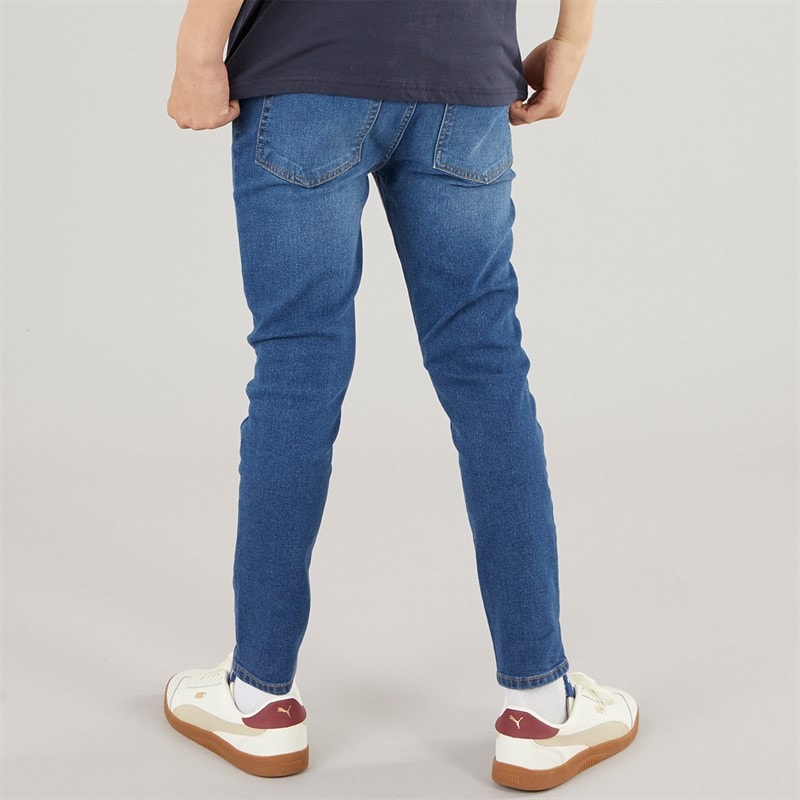 Crosshatch Drenge lige jeans mellem vask - Billede 2