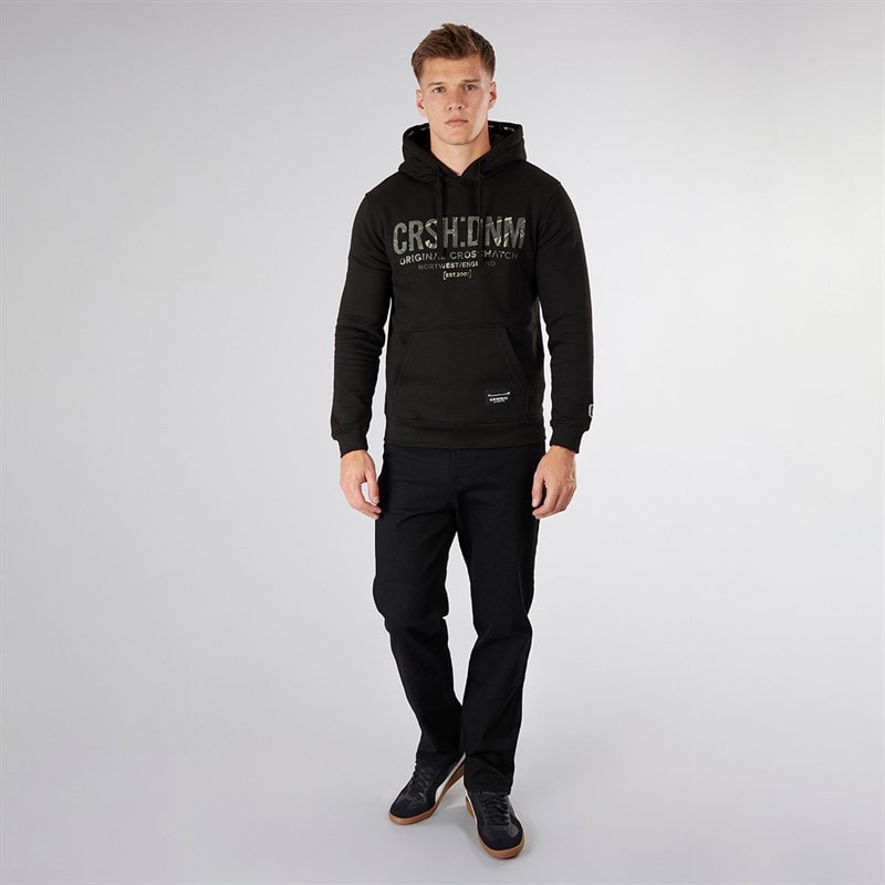 Crosshatch Herre Campbox Hættetrøje Sort - Billede 3