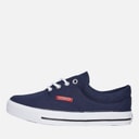 Crosshatch Junior Drenge Skywalk lærredssko Navy