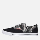 Crosshatch Herre Skywalk Lærred Pumps Black Camo/Sort