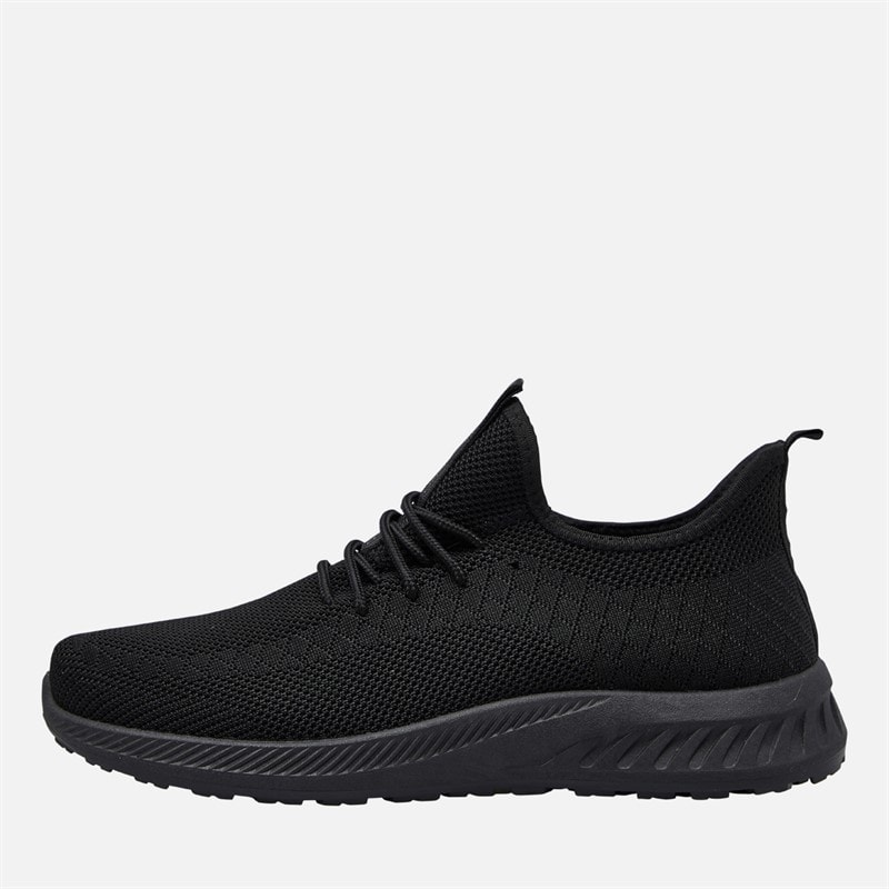 Crosshatch Herre Antioch Træningssko Black Mono - Billede 1