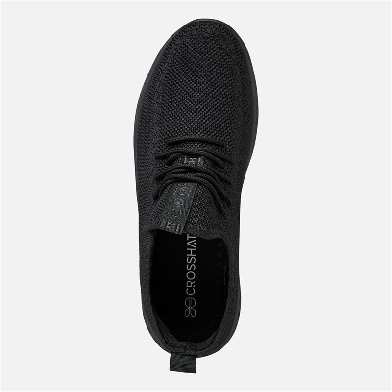 Crosshatch Herre Antioch Træningssko Black Mono - Billede 4