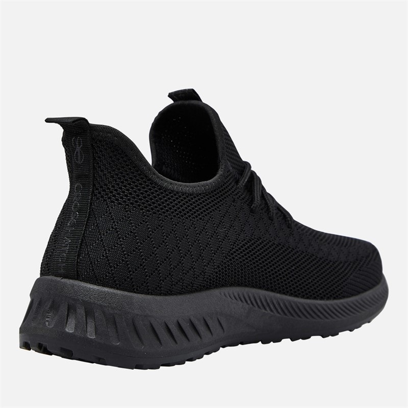 Crosshatch Herre Antioch Træningssko Black Mono - Billede 5