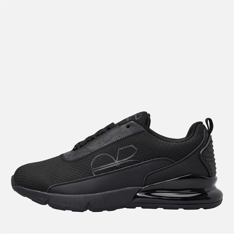 Crosshatch Junior Drenge Smitlay II sneakers Black Mono - Billede 1