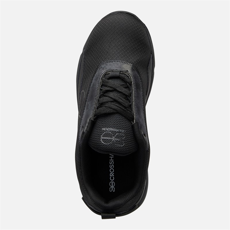 Crosshatch Junior Drenge Smitlay II sneakers Black Mono - Billede 4