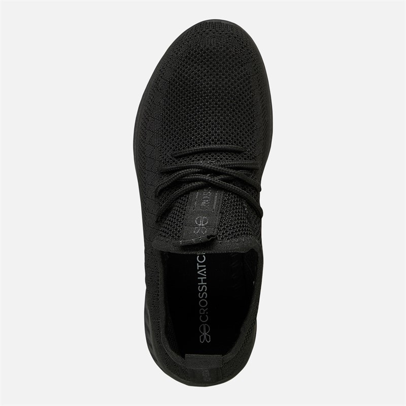 Crosshatch Junior Drenge Antioch træningssko Black Mono - Billede 4
