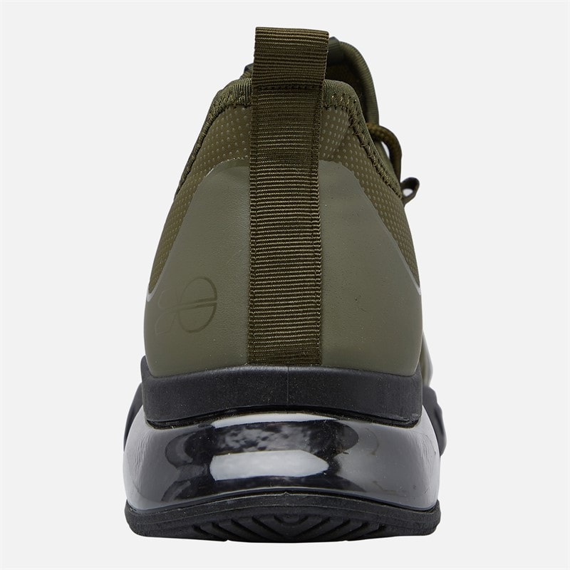 Crosshatch Herre Clarington Træningssko Khaki/Sort - Billede 3