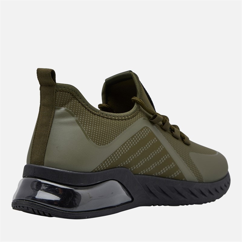 Crosshatch Herre Clarington Træningssko Khaki/Sort - Billede 5