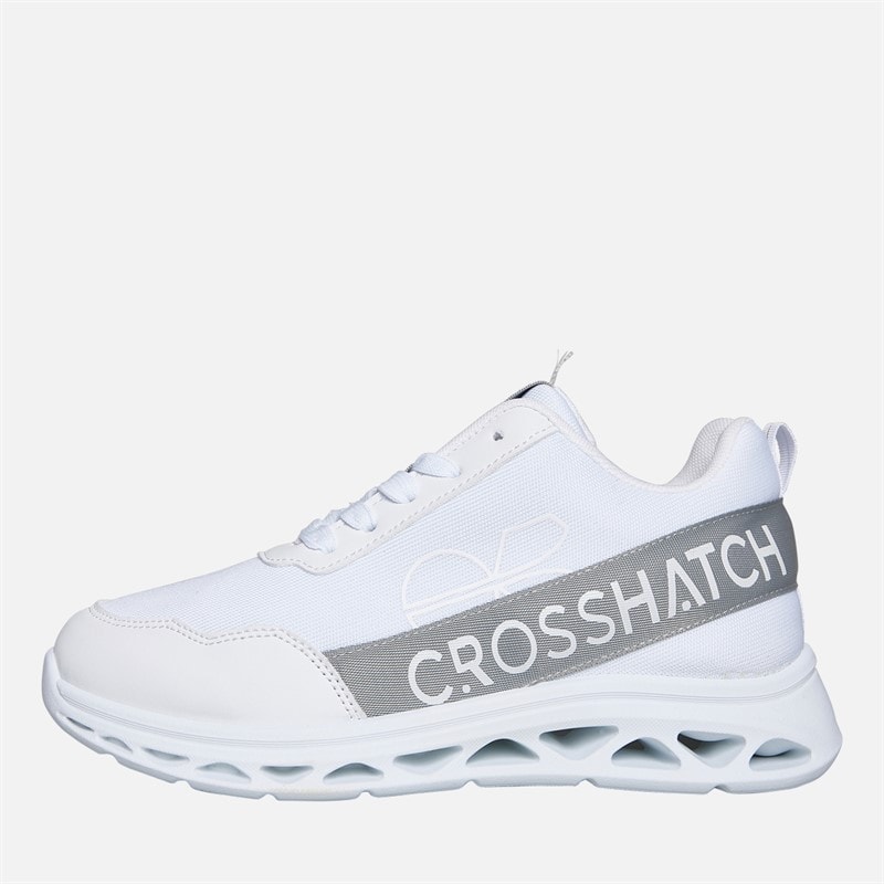 Crosshatch Junior Drenge Jesmond sneakers Hvid