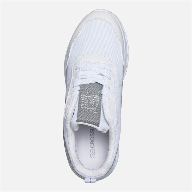 Crosshatch Junior Drenge Jesmond sneakers Hvid - Billede 4