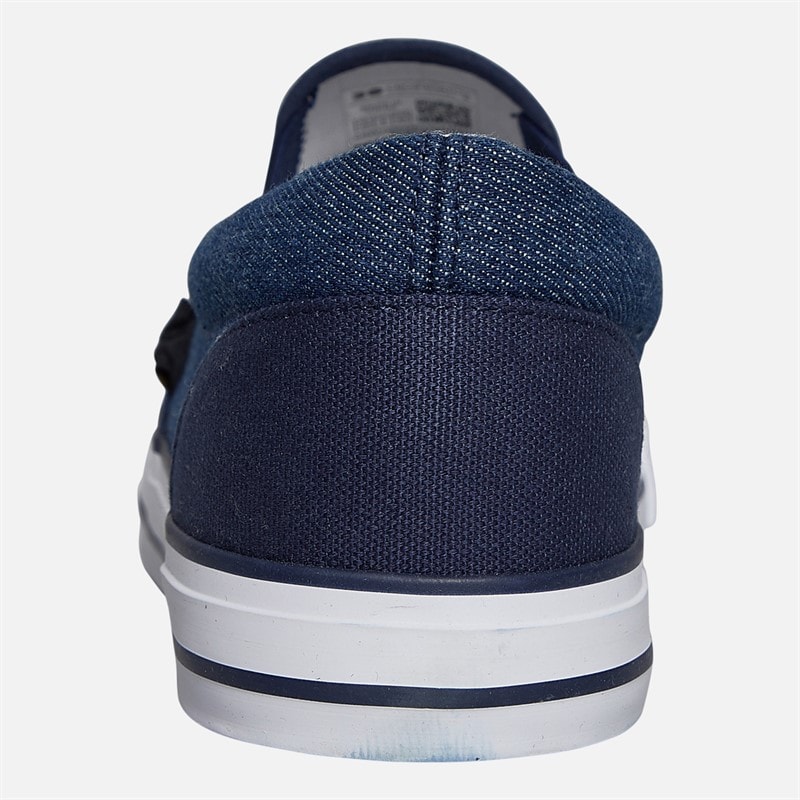 Crosshatch Herre Ramp slip on kanvas sko Navy/Dark Chambray - Billede 3