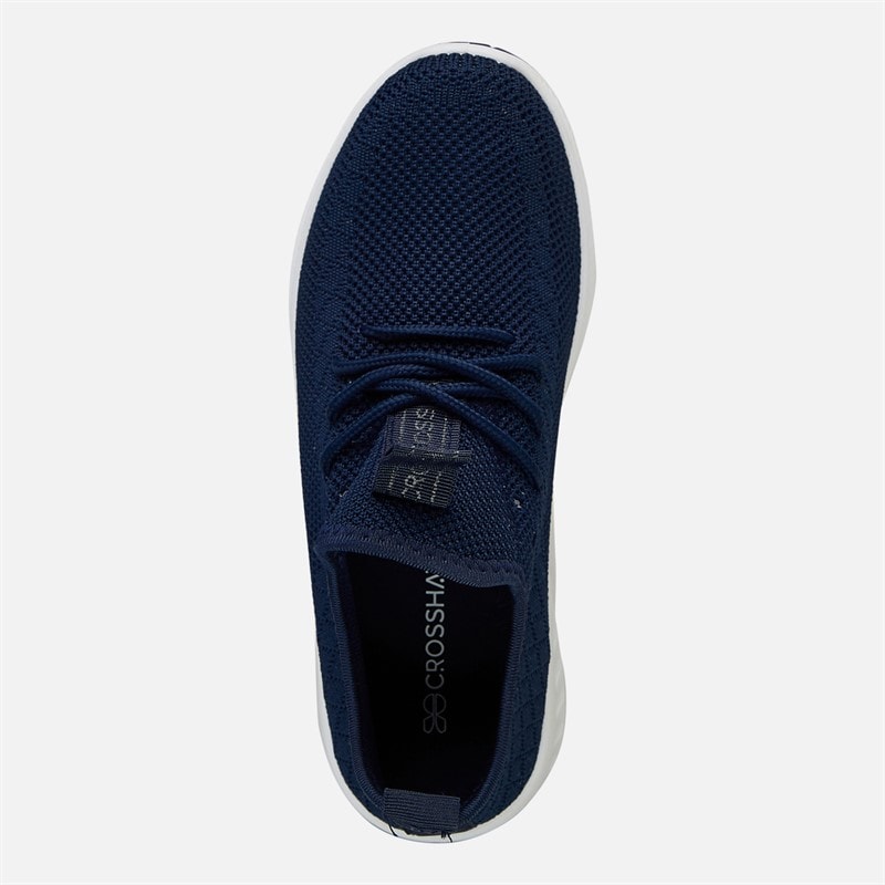 Crosshatch Junior Drenge Antioch træningssko Navy - Billede 4