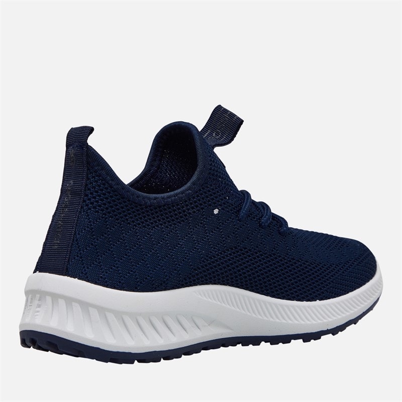 Crosshatch Junior Drenge Antioch træningssko Navy - Billede 5