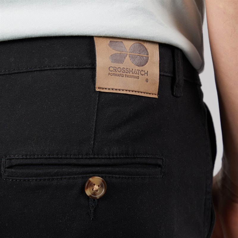 Crosshatch Herre Sinwood to pak chinos shorts Khaki/Sort - Billede 5