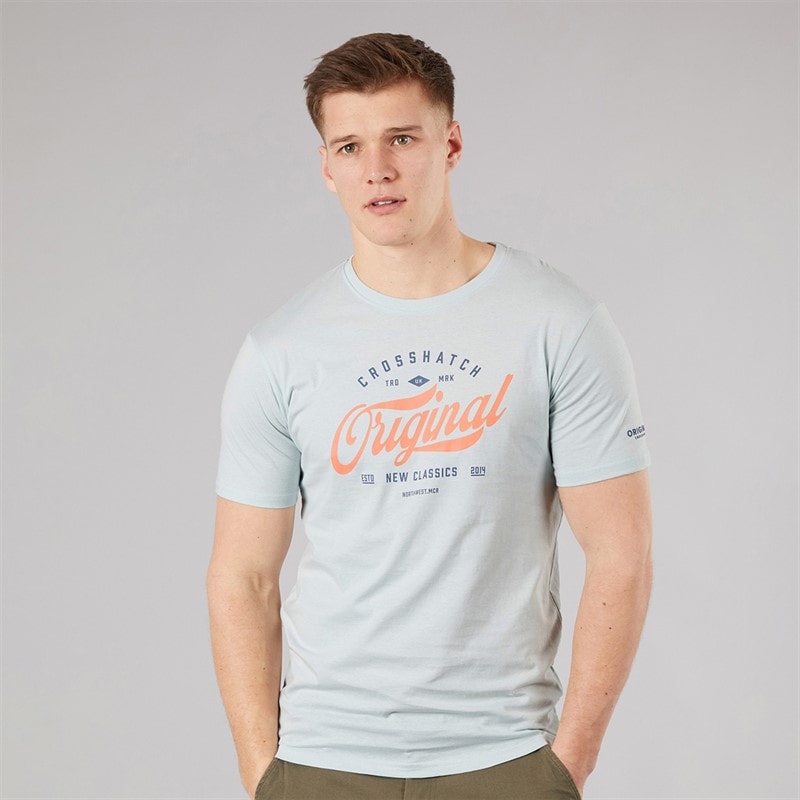 Crosshatch Herre Tryplex Fem Pak T-shirts Assorted - Billede 2