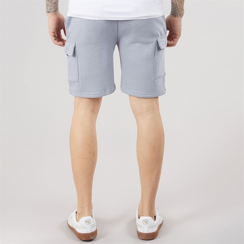 Crosshatch Herre Bardon Cargo Shorts Steel Blue - Billede 2