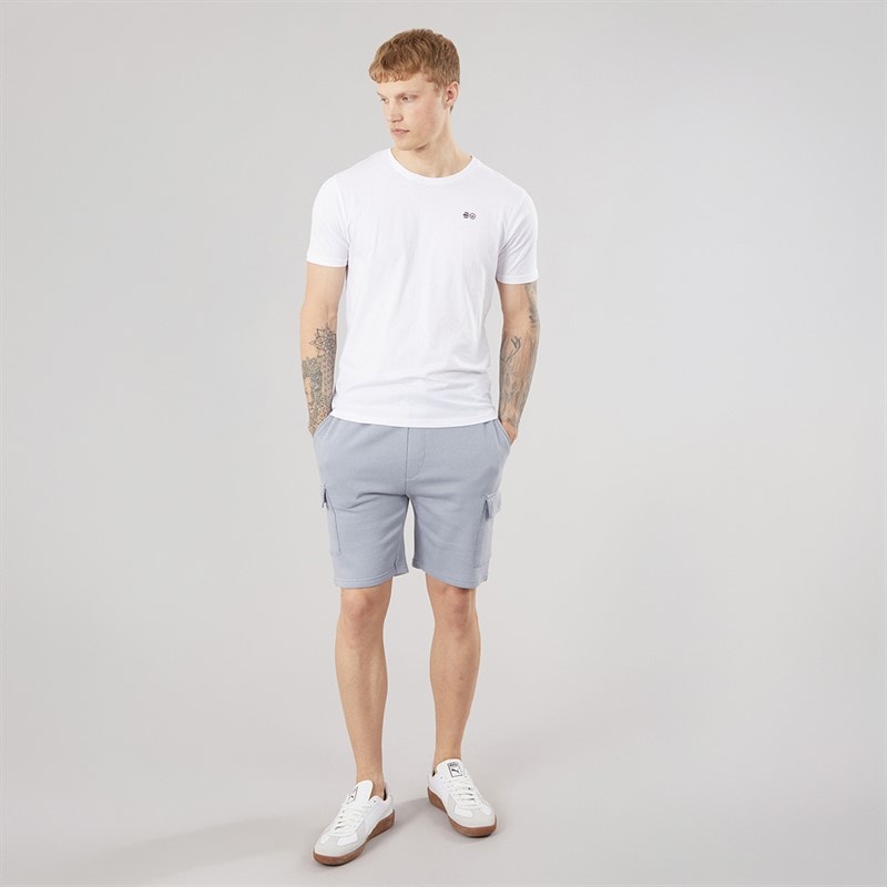 Crosshatch Herre Bardon Cargo Shorts Steel Blue - Billede 4