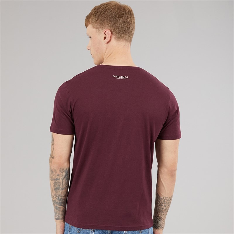 Crosshatch Herre Motocross T-Shirt Rasin - Billede 2