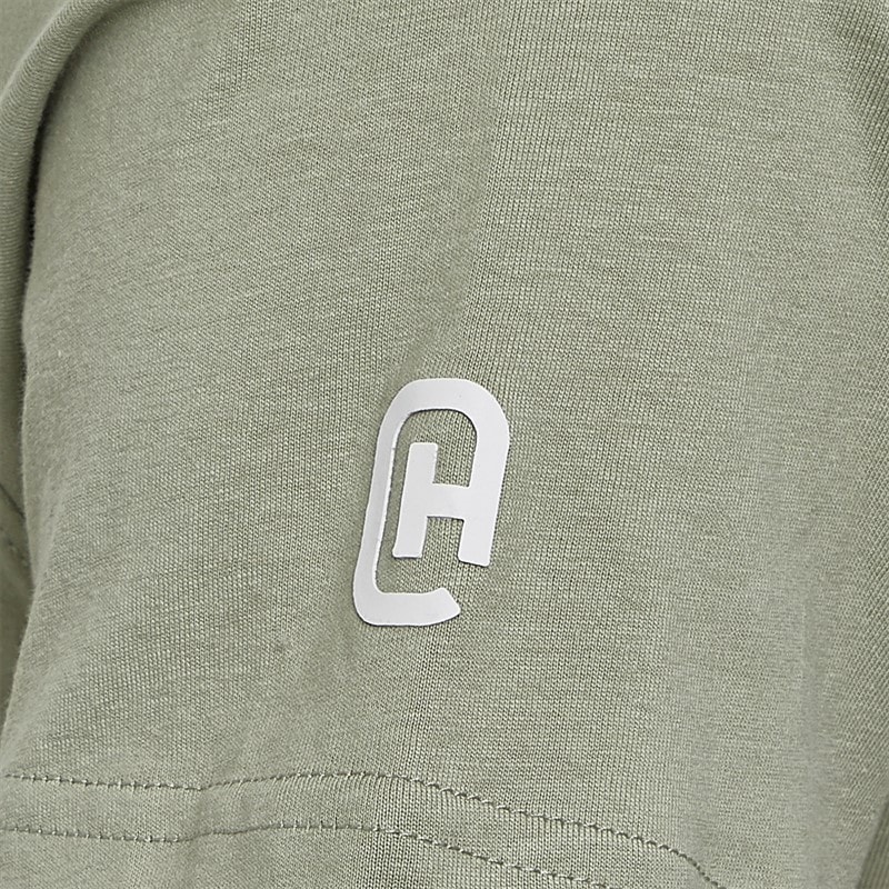 Crosshatch Herre Backdrafts T Shirt Lys oliven - Billede 4