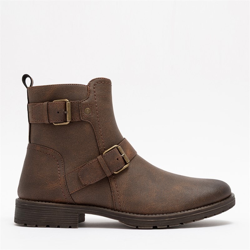 Deakins Herre Harris Biker Støvler Brun - Billede 1