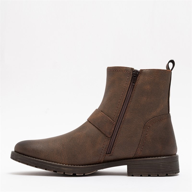 Deakins Herre Harris Biker Støvler Brun - Billede 3